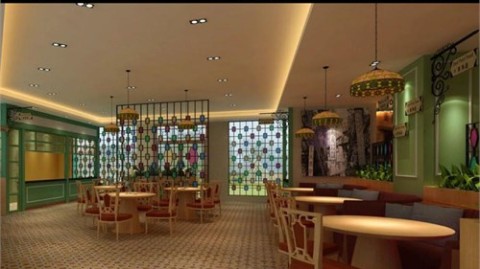 17㎡月翻12次，这套快餐厅设计方案让每平米都赚钱